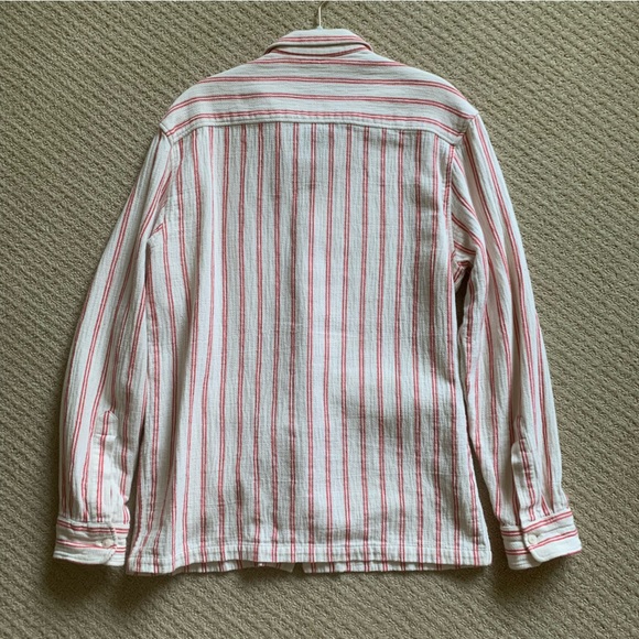 Zara Linen Camp Collar over shirt - Picture 2 of 6